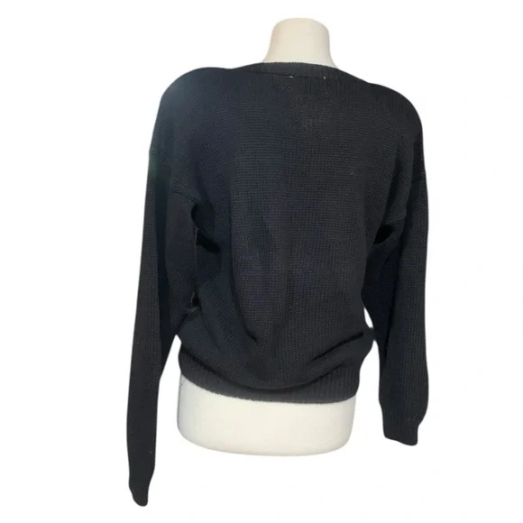 Vintage 90’s Bristol Court rose pattern knit sweater size M - Picture 5 of 7